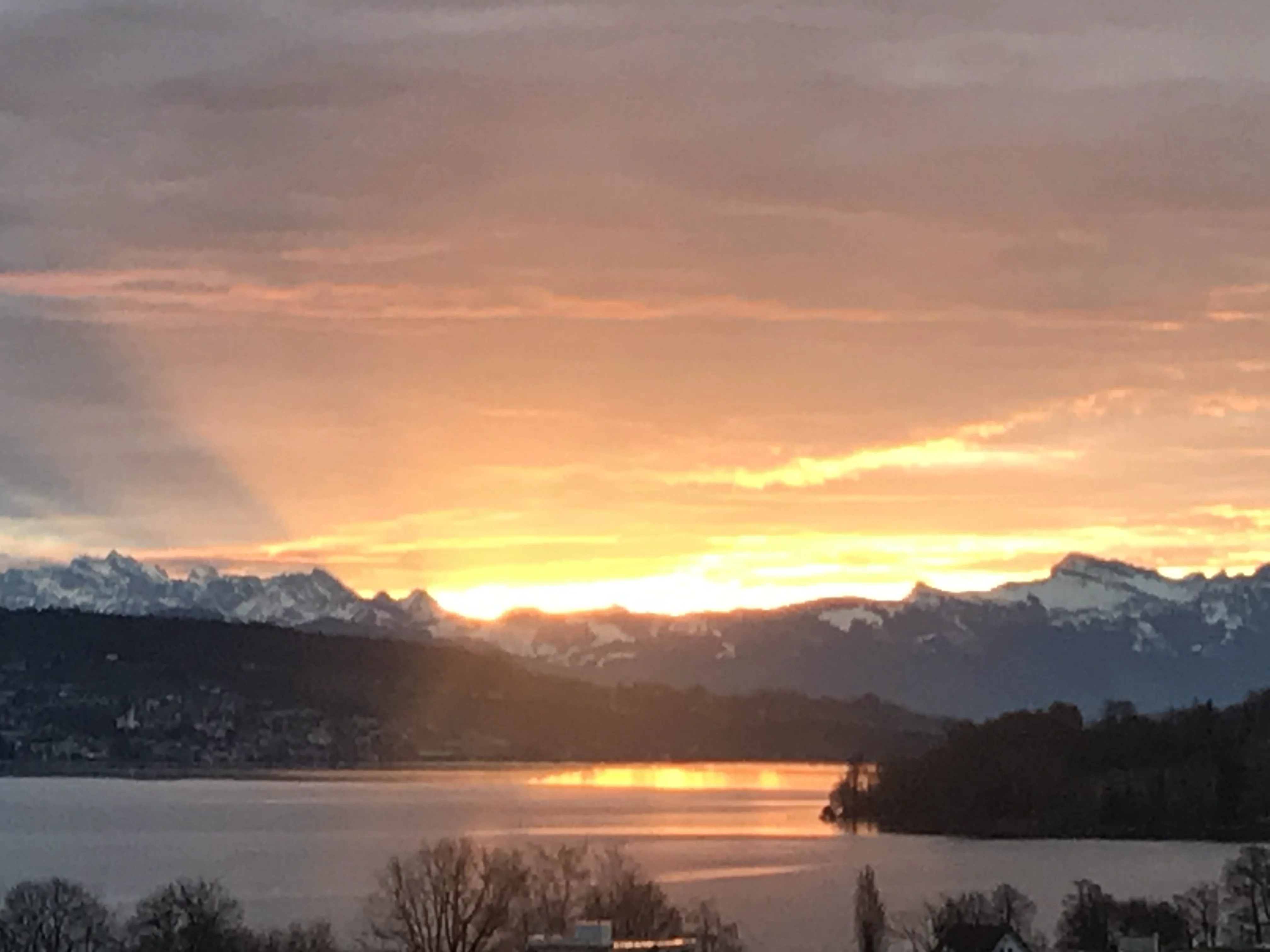 Attika Wohnung Horgen – Ausblick gegen Osten, Säntis