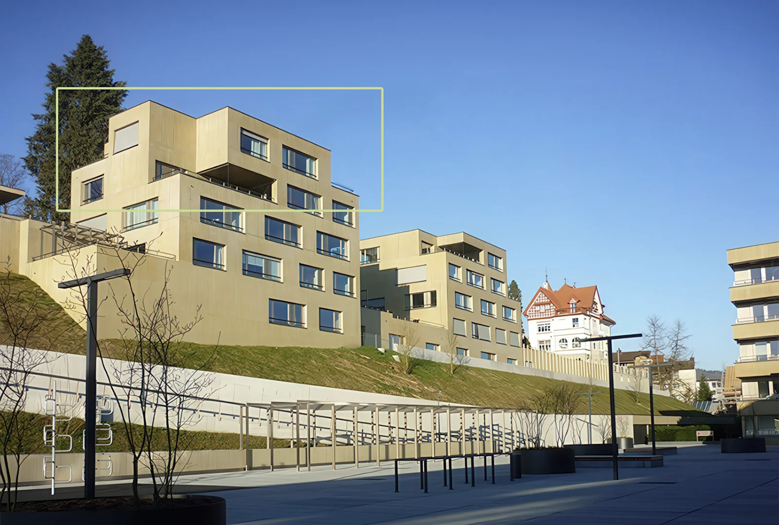 Unverbaute Lage, moderne Architektur Haus Fährenblick